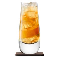 Набор из 2 бокалов на подставке из ореха Whisky Islay 325 мл, LSA International, фото , изображение 2