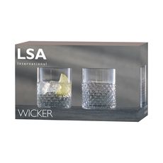 Набор из 2 тумблеров Wicker 330 мл, LSA International, фото , изображение 3