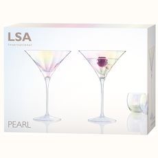 Набор из 2 бокалов для коктейлей Pearl, 300 мл, LSA International, фото , изображение 4