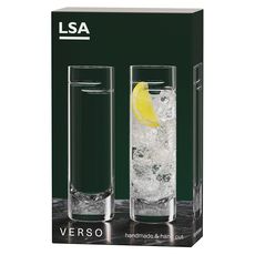 Набор из 2 высоких стаканов Signature Verso 250 мл, LSA International, фото , изображение 6
