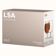 Набор из 2 бокалов для пива Bar 550 мл, LSA International, фото , изображение 3