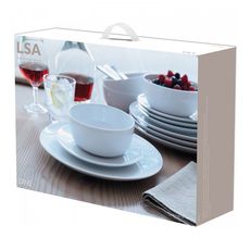 Набор из 12 тарелок Dine, LSA International, фото , изображение 5