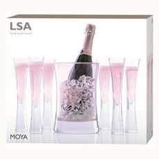 Набор для сервировки шампанского Moya малый, розовый, LSA International, фото , изображение 6