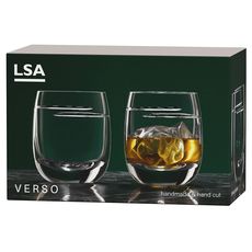 Набор из 2 бокалов для виски Signature Verso 275 мл, LSA International, фото , изображение 6