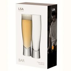 Набор из 2 бокалов для лагера Bar 550 мл, LSA International, фото , изображение 12