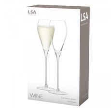 Набор из 2 бокалов для просекко Wine 250 мл, LSA International, фото , изображение 6