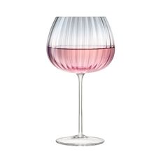 Набор из 2 круглых бокалов Dusk 650 мл розовый-серый, LSA International, фото , изображение 4
