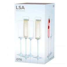 Набор из 4 бокалов-флейт Otis 150 мл, LSA International, фото , изображение 5