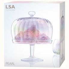 Подставка для торта с крышкой Pearl, D26 см, LSA International, фото , изображение 3