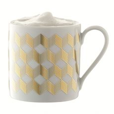 Чашка Signature Chevron 0,34 л, золото, LSA International, фото , изображение 3