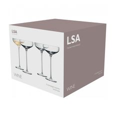 Набор из 4 бокалов-креманок Wine 300 мл, LSA International, фото , изображение 5