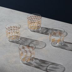 Набор из 4 стаканов Signature Chevron 310 мл, LSA International, фото , изображение 3