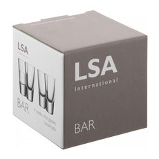 Набор из 4 стопок для водки Bar 100 мл, LSA International, фото , изображение 4