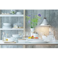 Набор из 4 обеденных тарелок Dine D24 см, LSA International, фото , изображение 6