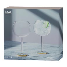 Набор бокалов для вина Luca, 560 мл, 2 шт., LSA International, фото , изображение 5