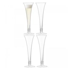 Набор из 4 бокалов-флейт Prosecco 140 мл, LSA International, фото 