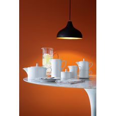 Набор из 4 обеденных тарелок с бортиком Dine D25 см, LSA International, фото , изображение 2