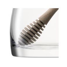 Банка для мёда с деревянной ложкой Serve 12.5 см, LSA International, фото , изображение 4