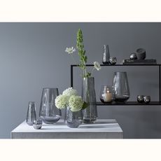 Ваза Zinc 16см серая, LSA International, фото , изображение 2