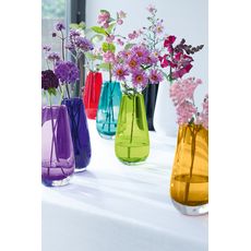 Ваза в форме бутона Flower Colour 14 см зелёная, LSA International, фото , изображение 4