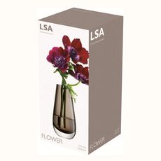 Ваза в форме бутона Flower Colour 14 см мока, LSA International, фото , изображение 8