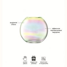Ваза круглая Pearl 16 см, LSA International, фото , изображение 6