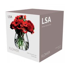 Ваза округлая низкая Flower 17 см, LSA International, фото , изображение 4