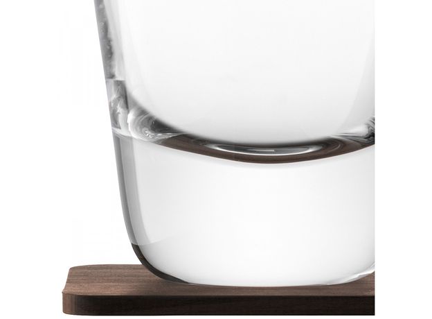 Набор из 2 стаканов Arran Whisky с деревянными подставками 250 мл, LSA International, фото , изображение 3