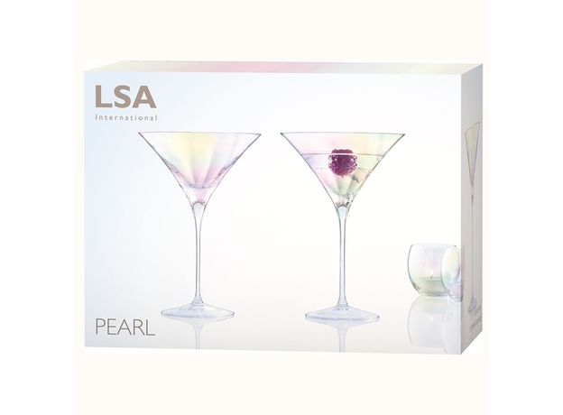Набор из 2 бокалов для коктейлей Pearl, 300 мл, LSA International, фото , изображение 4