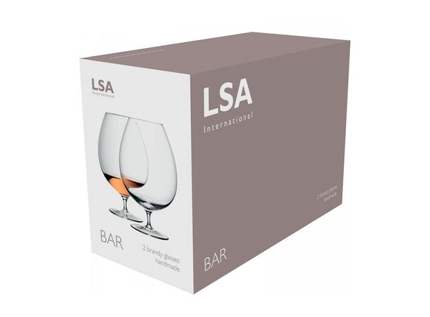 Набор из 2 бокалов для бренди Bar 900 мл, LSA International, фото , изображение 5