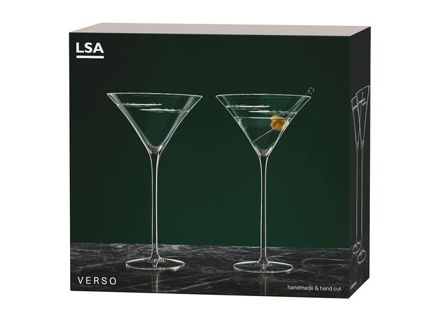 Набор из 2 бокалов для коктейлей Signature Verso 275 мл, LSA International, фото , изображение 8