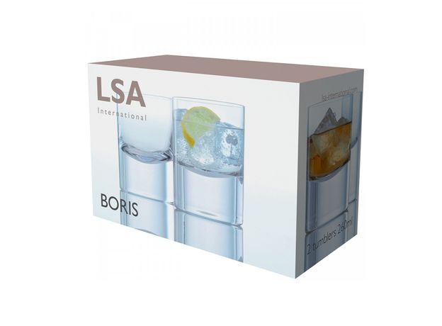 Набор из 2 стаканов Boris 250 мл, LSA International, фото , изображение 4