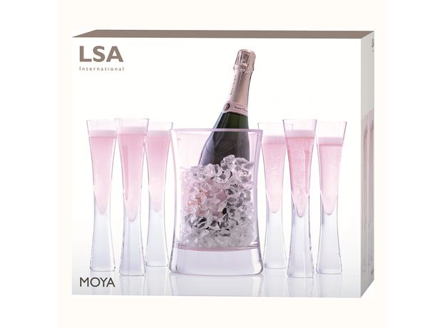 Набор для сервировки шампанского Moya малый, розовый, LSA International, фото , изображение 6