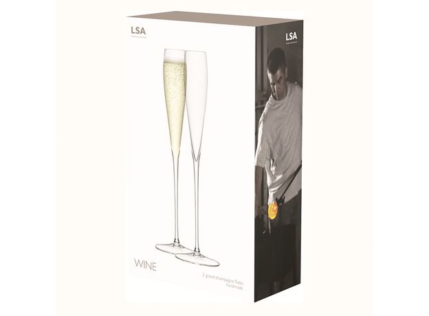 Набор из 2 высоких бокалов-флейт Wine 100 мл, LSA International, фото , изображение 4