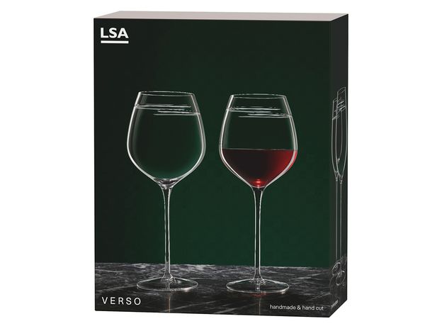 Набор из 2 бокалов для красного вина Signature Verso 750 мл, LSA International, фото , изображение 7
