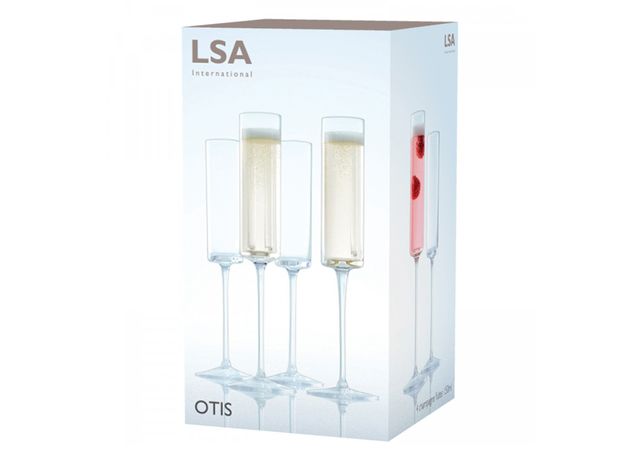 Набор из 4 бокалов-флейт Otis 150 мл, LSA International, фото , изображение 5