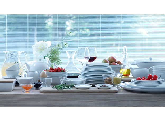 Набор из 4 обеденных тарелок Dine D24 см, LSA International, фото , изображение 2