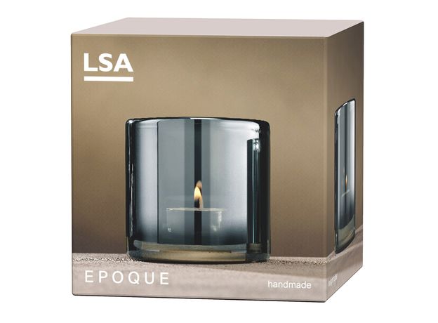 Подсвечник Signature Epoque 8,5 см, сапфир, LSA International, фото , изображение 6