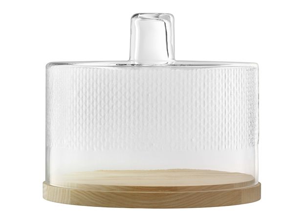 Блюдо сервировочное с крышкой Wicker, ?29 см, LSA International, фото 