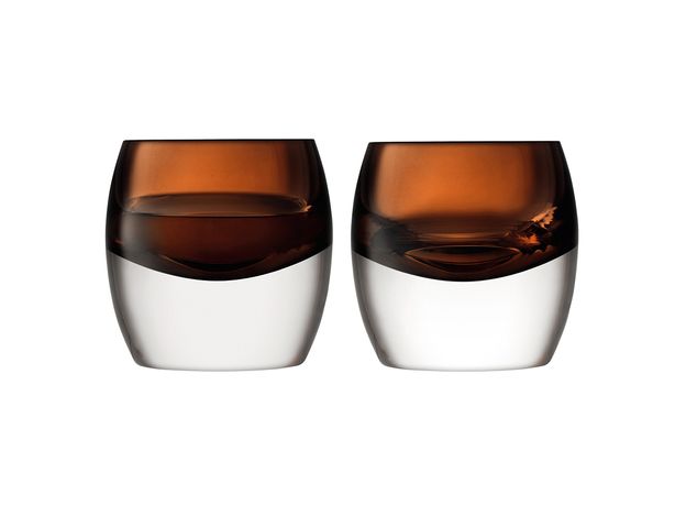 Набор из 2 тумблеров Whisky Club 230 мл коричневый, LSA International, фото 
