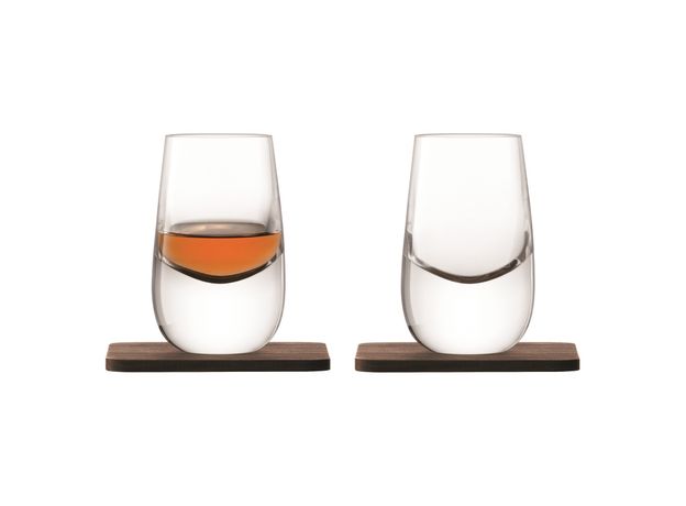 Набор из 2 шотов на подставках Whisky 80 мл, LSA International, фото 