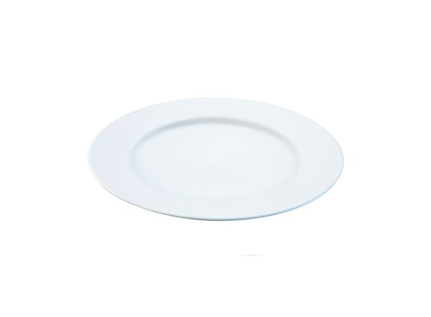 Набор из 4 обеденных тарелок с бортиком Dine D25 см, LSA International, фото 
