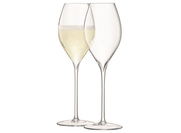 Набор из 2 бокалов для просекко Wine, 370 мл, LSA International, фото 