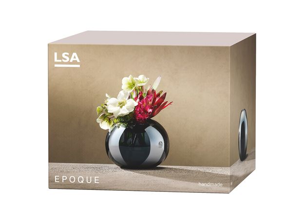 Ваза Signature Epoque 13,5 см, сапфир, LSA International, фото , изображение 4