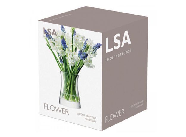 Ваза для низкого букета Flower 13 см, LSA International, фото , изображение 5