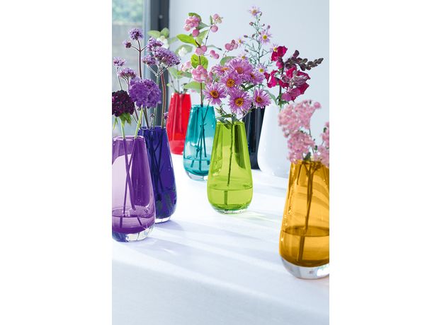 Ваза в форме бутона Flower Colour 14 см мока, LSA International, фото , изображение 4