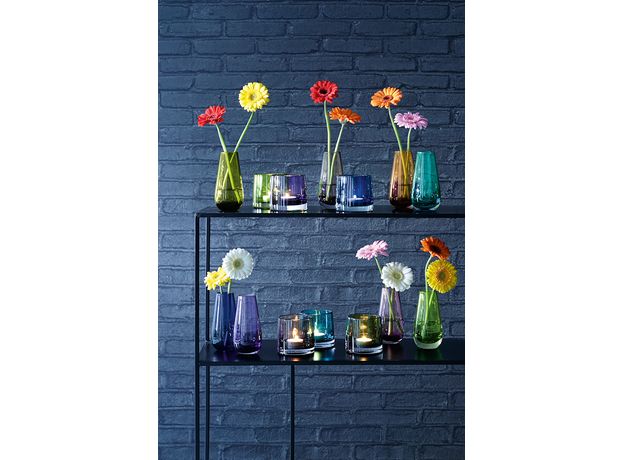 Ваза в форме бутона Flower Colour 14 см мока, LSA International, фото , изображение 5