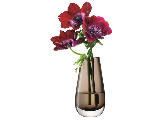 Ваза в форме бутона Flower Colour 14 см мока, LSA International, фото , изображение 6