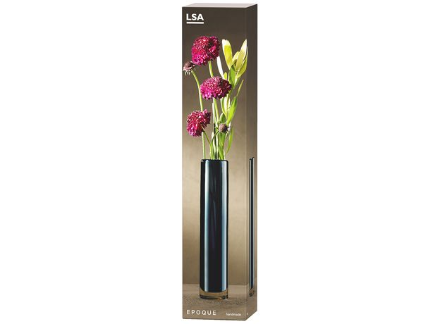 Ваза Signature Epoque 30 см, сапфир, LSA International, фото , изображение 4
