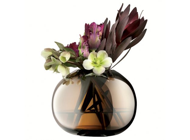Ваза Signature Epoque 13,5 см, янтарь, LSA International, фото , изображение 3
